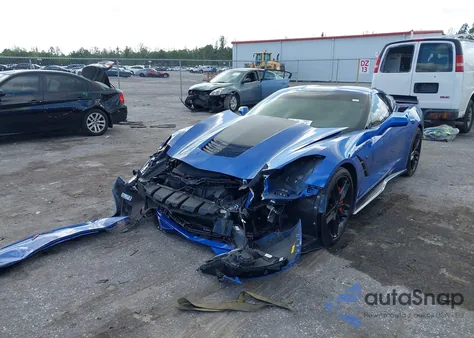 2019 Chevrolet Corvette Stingray z USA, uszkodzony, nr VIN 1G1YB2D71K5122378